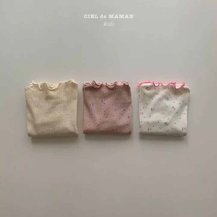 Ciel De Maman - Korean Children Fashion - #kidzfashiontrend - Daily Terry Tee - 2