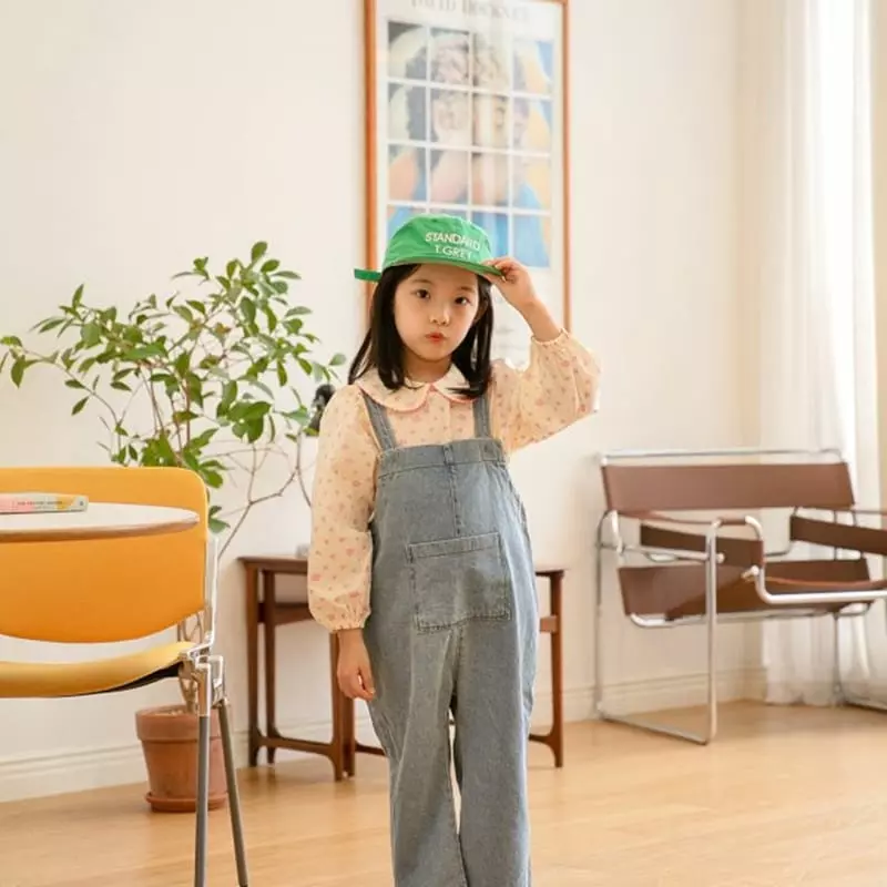 Ciel De Maman - Korean Children Fashion - #kidzfashiontrend - Cheese Dungarees - 3