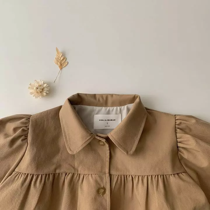 Ciel De Maman - Korean Children Fashion - #kidzfashiontrend - Isabel Trench Coat - 2