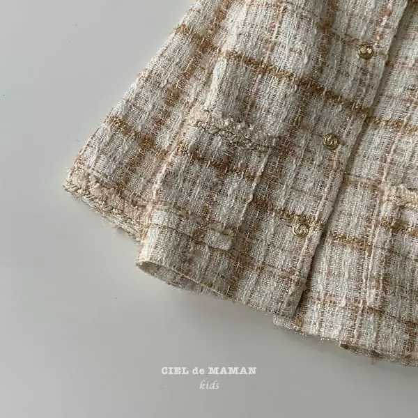 Ciel De Maman - Korean Children Fashion - #littlefashionista - Charmig Twid Top Bottom Set - 3