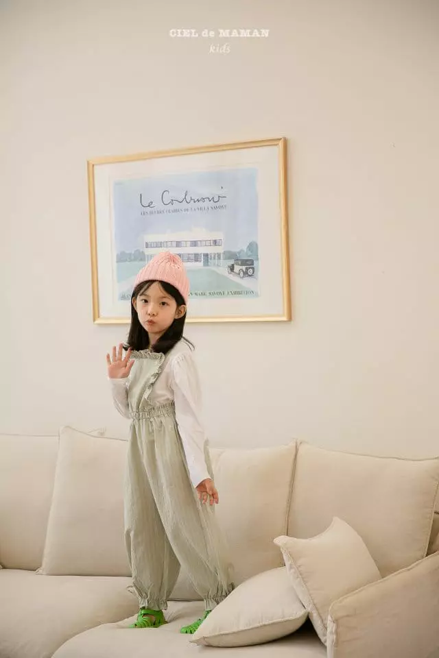 Ciel De Maman - Korean Children Fashion - #magicofchildhood - Frill Sausage Dungarees - 8