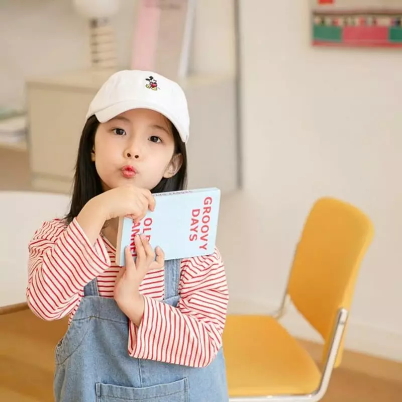 Ciel De Maman - Korean Children Fashion - #magicofchildhood - Cheese Dungarees Denim - 7