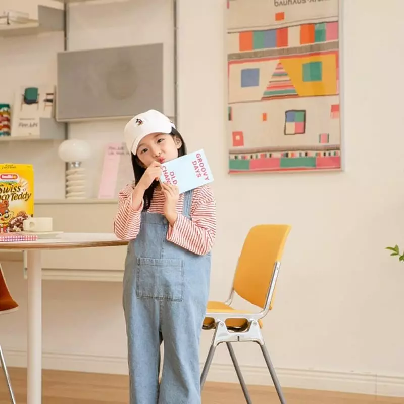 Ciel De Maman - Korean Children Fashion - #magicofchildhood - Cheese Dungarees - 6
