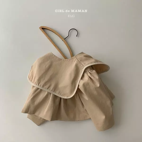 Ciel De Maman - Korean Children Fashion - #minifashionista - Crop Trench Coat - 3