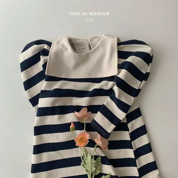 Ciel De Maman - Korean Children Fashion - #minifashionista - Spring Sailor One-piece - 2