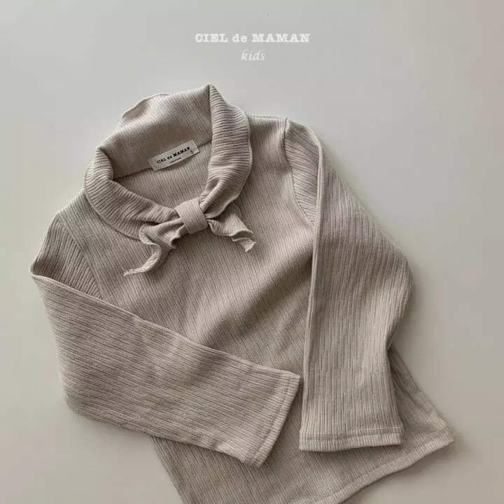 Ciel De Maman - Korean Children Fashion - #minifashionista - Ribbon Tee