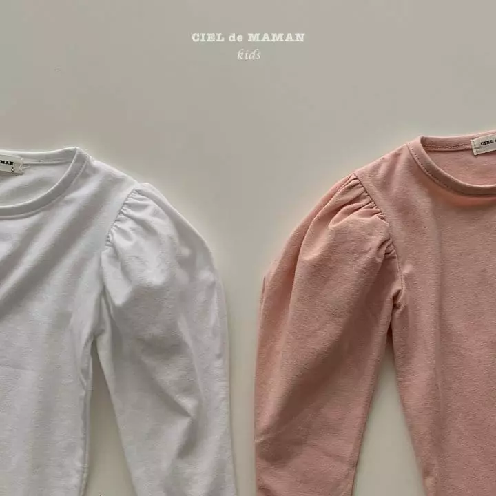 Ciel De Maman - Korean Children Fashion - #prettylittlegirls - Puff Tee - 8