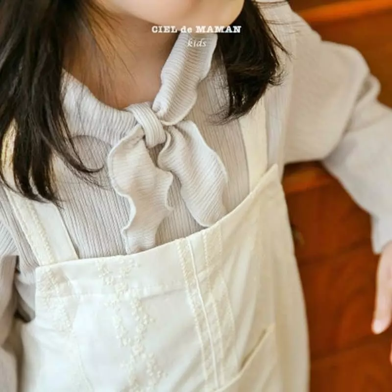 Ciel De Maman - Korean Children Fashion - #stylishchildhood - Cheese Dungarees - 11