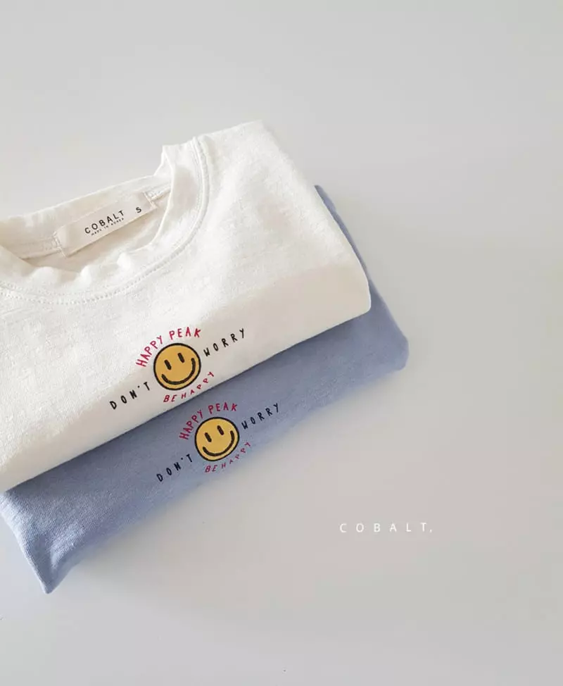 Cobalt - Korean Children Fashion - #Kfashion4kids - Happy Smile Tee