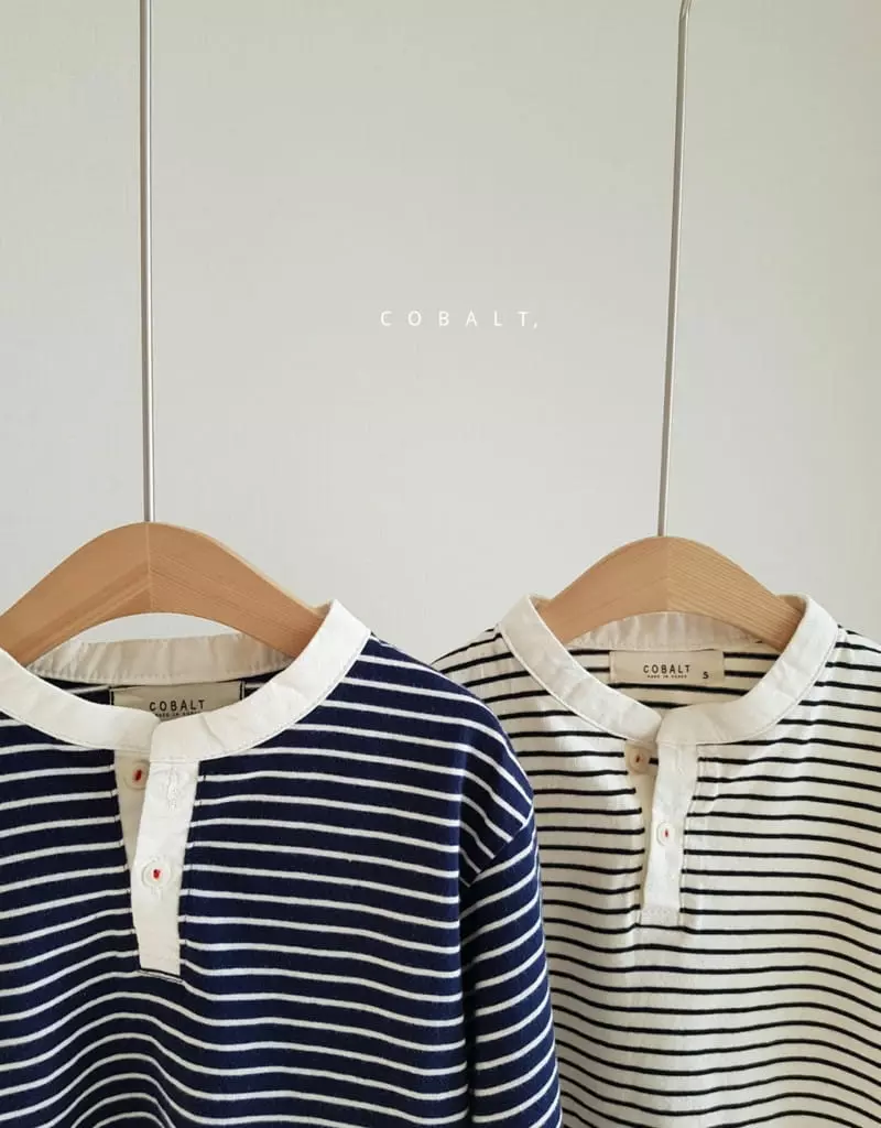 Cobalt - Korean Children Fashion - #Kfashion4kids - Henry Streips Tee - 12