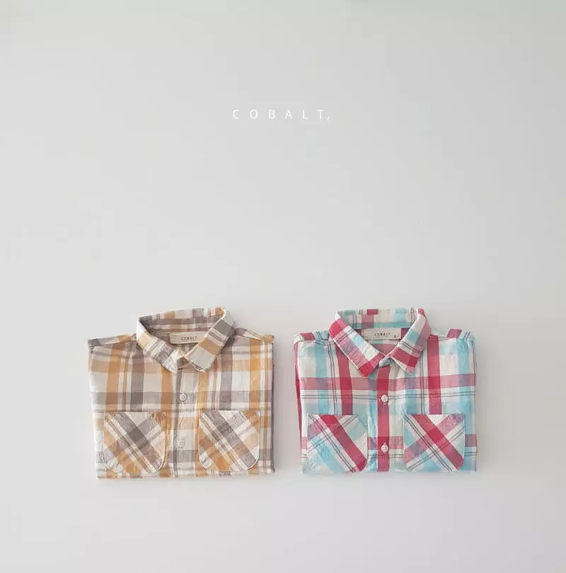 Cobalt - Korean Children Fashion - #childofig - Check Shirt - 8