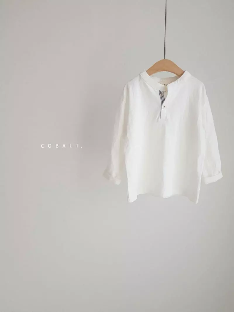 Cobalt - Korean Children Fashion - #childofig - Two Button Tee - 6