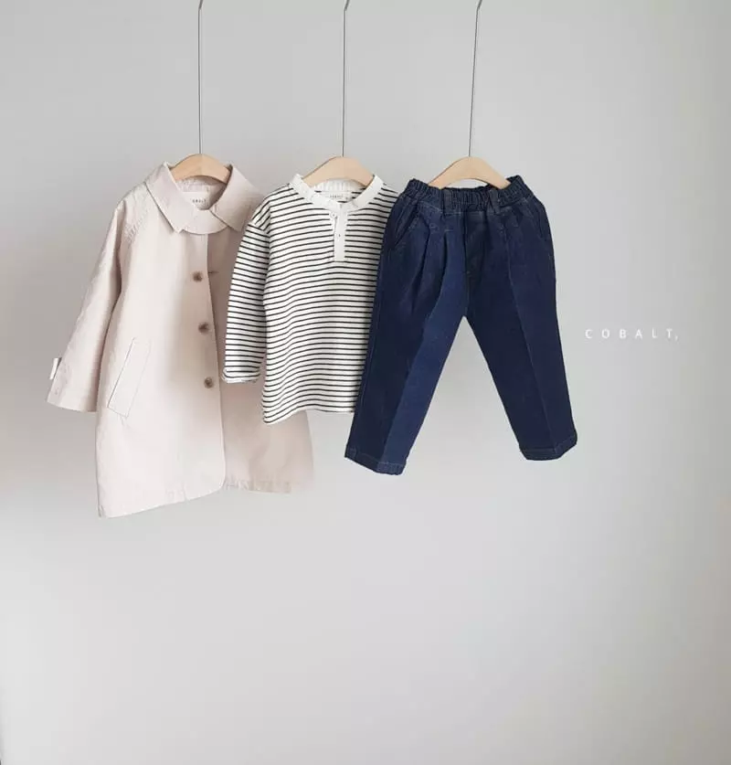 Cobalt - Korean Children Fashion - #stylishchildhood - Henry Streips Tee - 4