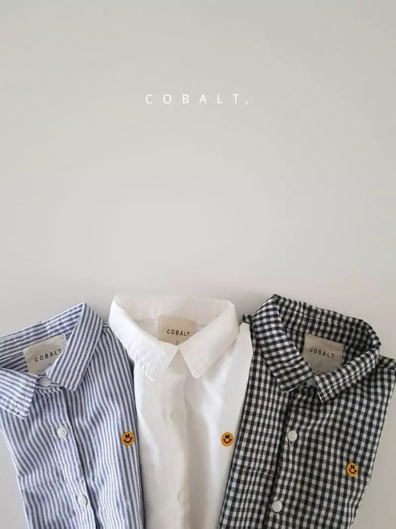 Cobalt - Korean Children Fashion - #childofig - Smile Shirt