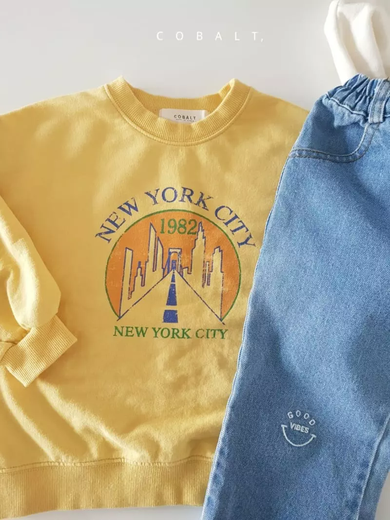 Cobalt - Korean Children Fashion - #childofig - Newyork City Sweatshirt - 12