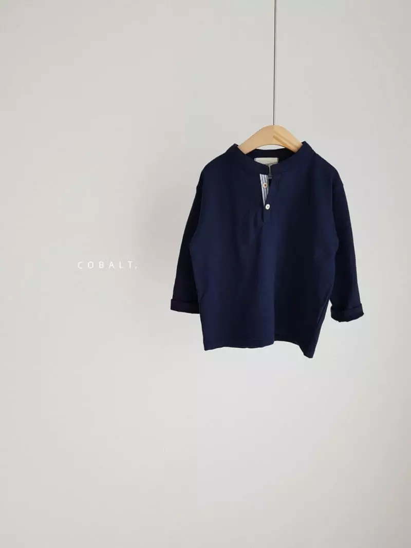 Cobalt - Korean Children Fashion - #childrensboutique - Two Button Tee - 7