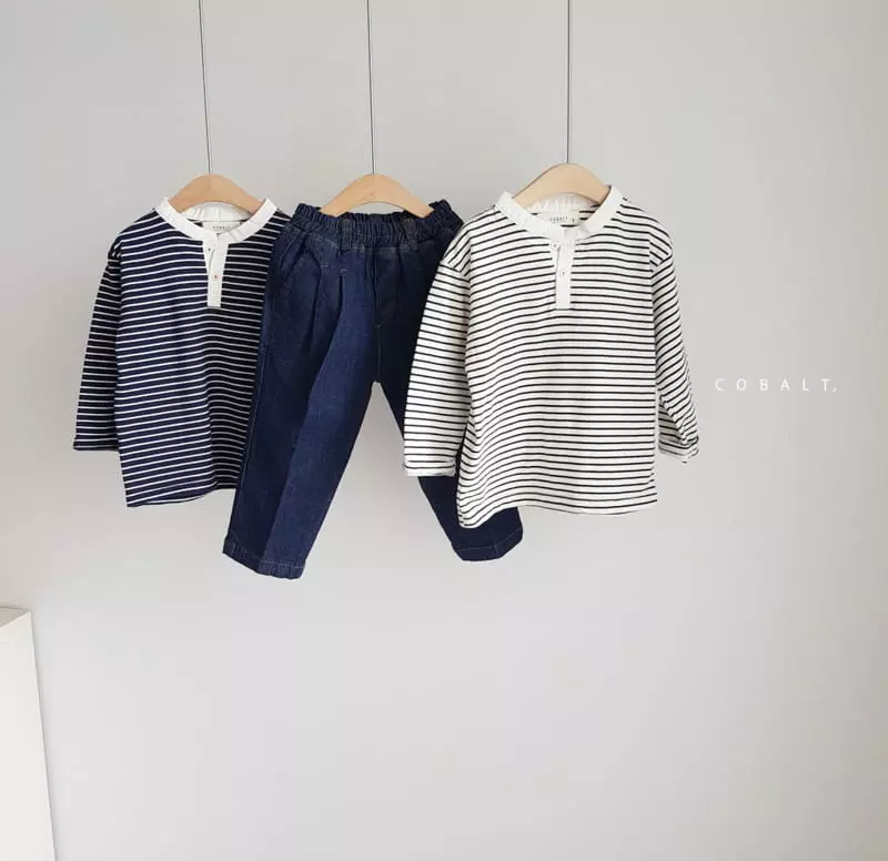 Cobalt - Korean Children Fashion - #designkidswear - Henry Streips Tee - 6