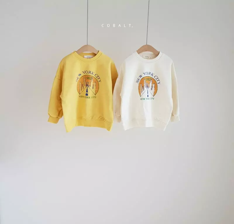 Cobalt - Korean Children Fashion - #designkidswear - Newyork City Sweatshirt