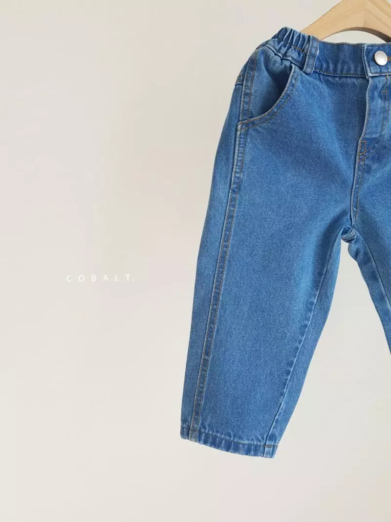Cobalt - Korean Children Fashion - #designkidswear - Line Boy Jeans