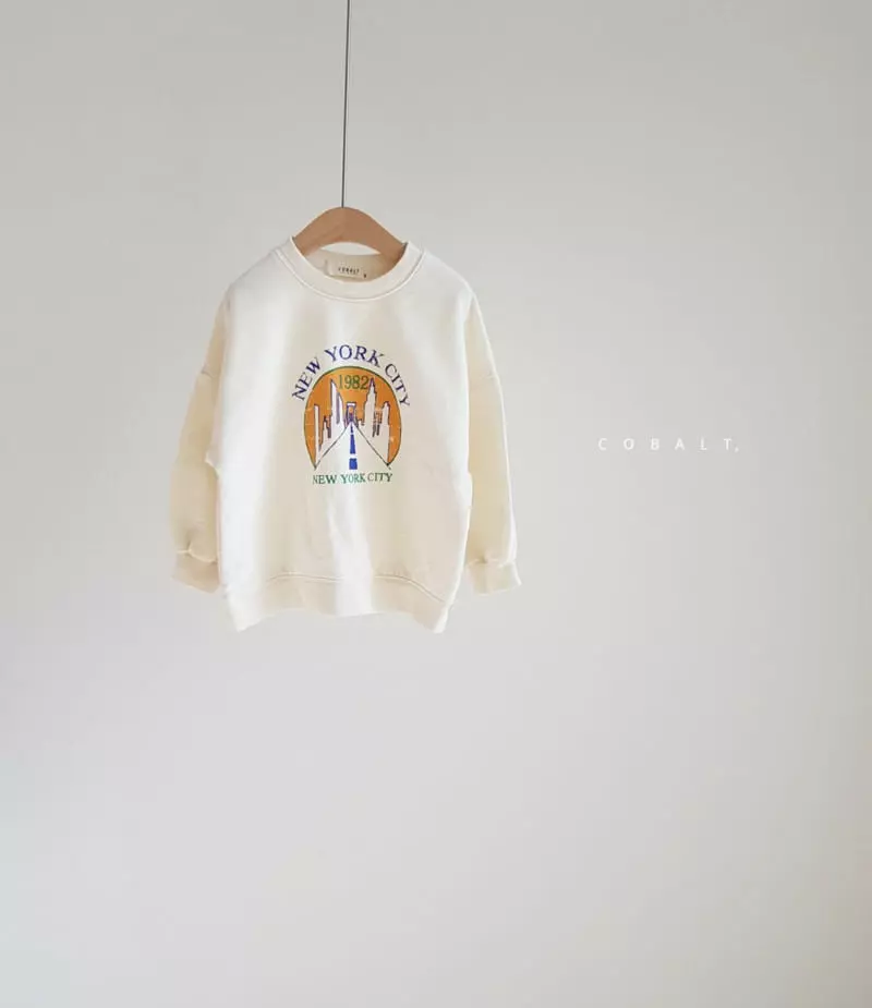 Cobalt - Korean Children Fashion - #discoveringself - Newyork City Sweatshirt - 2