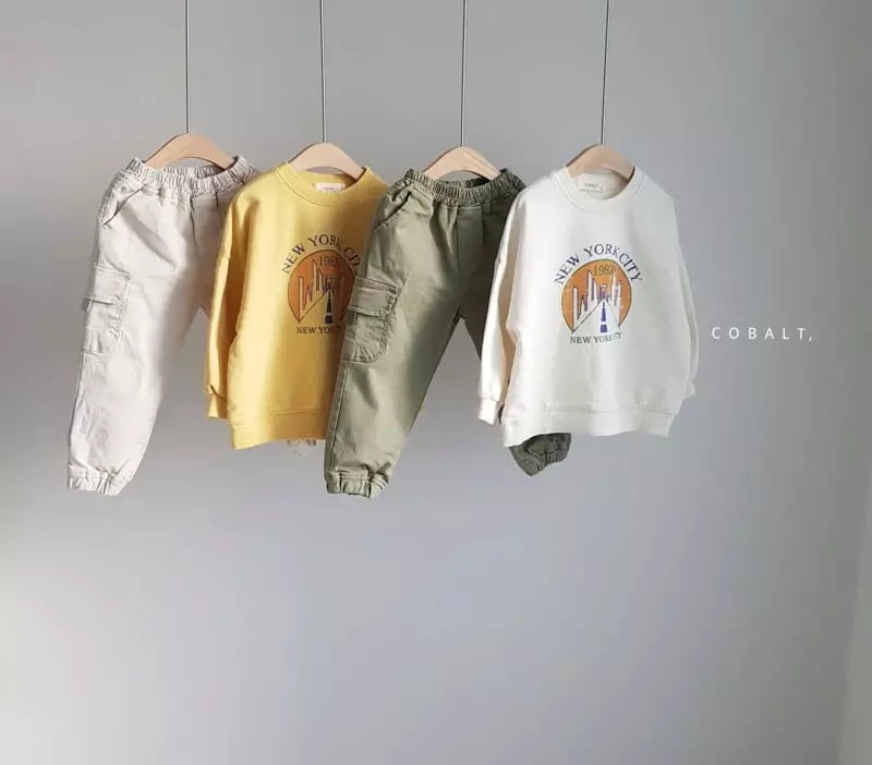 Cobalt - Korean Children Fashion - #designkidswear - Point Cargo Pants - 4