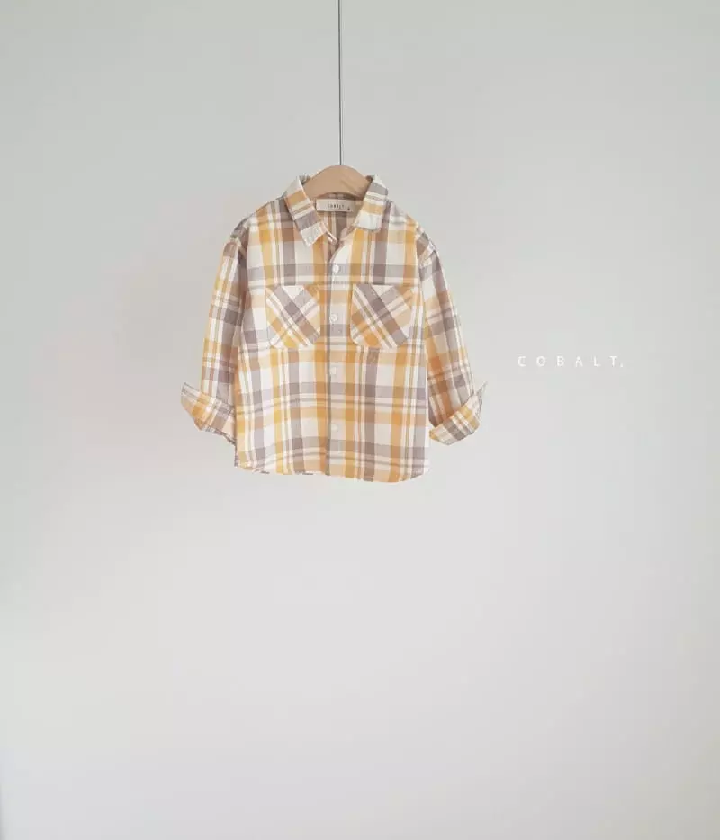 Cobalt - Korean Children Fashion - #fashionkids - Check Shirt - 12