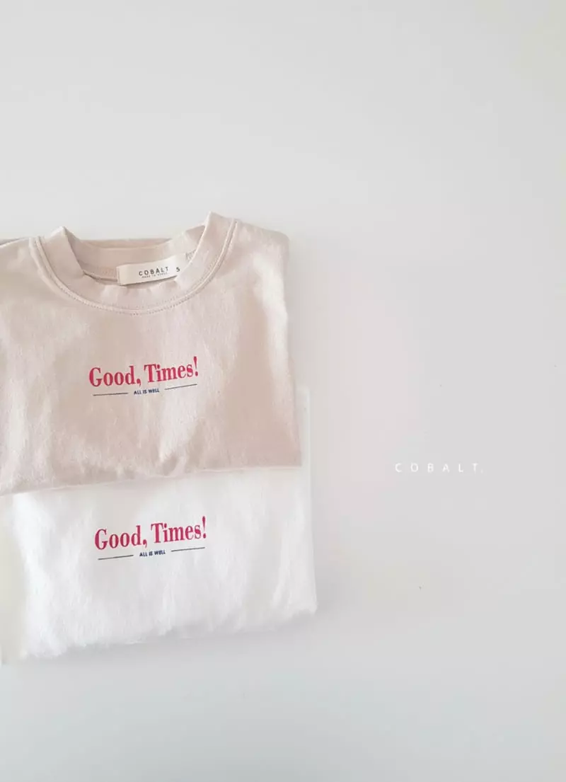 Cobalt - Korean Children Fashion - #kidsshorts - Good Time Tee - 8