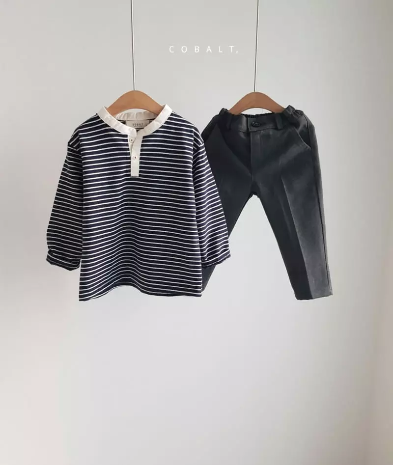 Cobalt - Korean Children Fashion - #kidsshorts - Morden Slacks Pants - 2