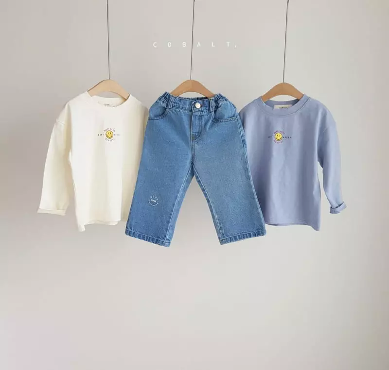 Cobalt - Korean Children Fashion - #littlefashionista - Happy Smile Tee - 2