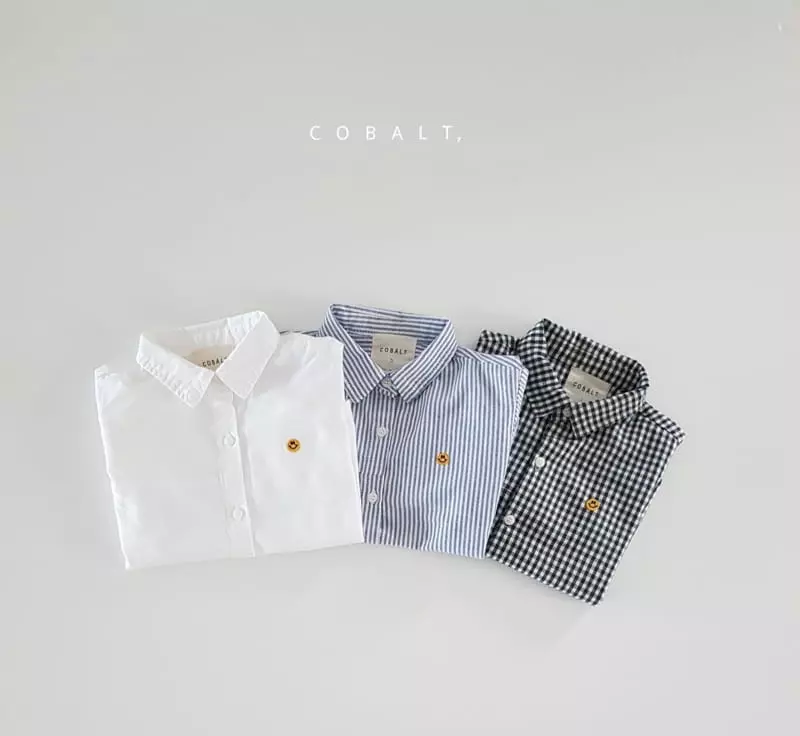 Cobalt - Korean Children Fashion - #littlefashionista - Smile Shirt - 10