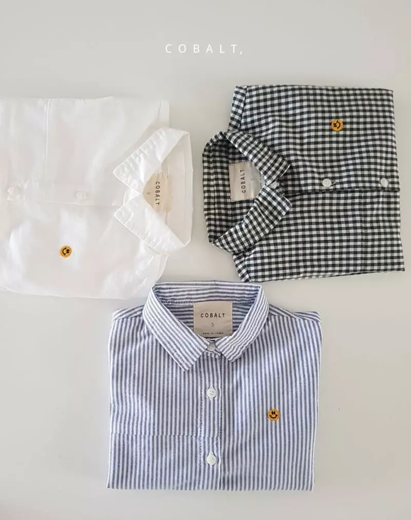Cobalt - Korean Children Fashion - #magicofchildhood - Smile Shirt - 11