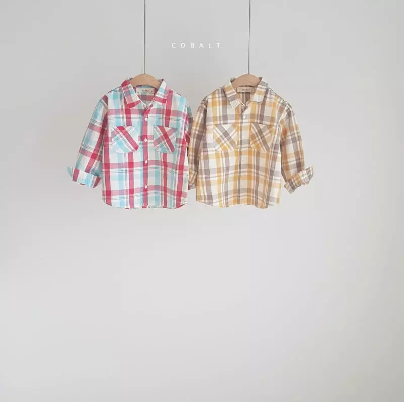 Cobalt - Korean Children Fashion - #stylishchildhood - Check Shirt - 7