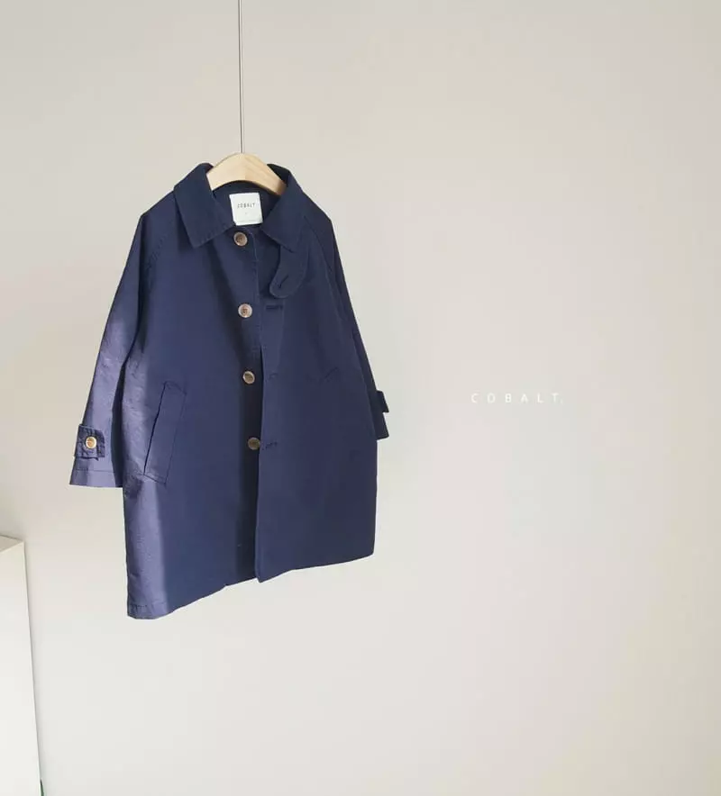 Cobalt - Korean Children Fashion - #stylishchildhood - Balmacam Coat - 11