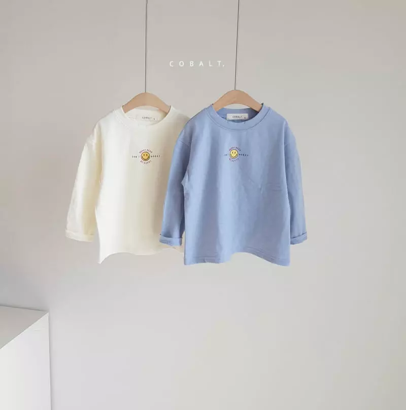 Cobalt - Korean Children Fashion - #toddlerclothing - Happy Smile Tee - 7