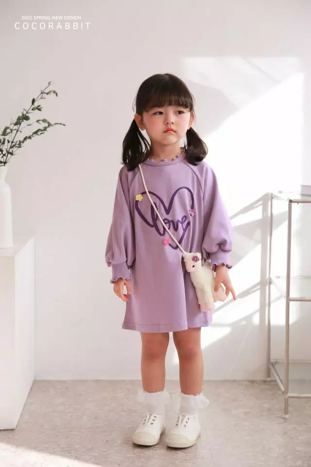 Coco Rabbit - Korean Children Fashion - #kidzfashiontrend - Rama Heart One-piece - 3