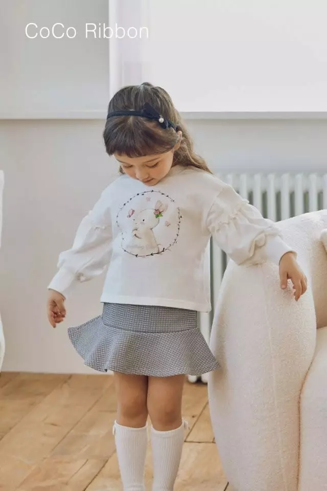 Coco Ribbon - Korean Children Fashion - #childrensboutique - Navi Barnie Tee - 3