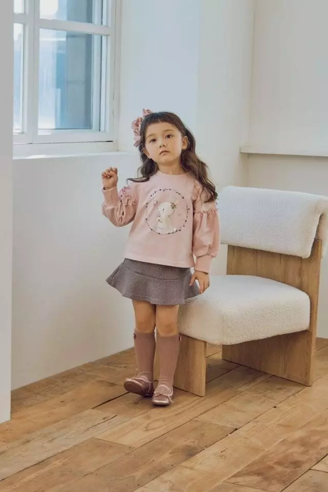 Coco Ribbon - Korean Children Fashion - #childrensboutique - Navi Barnie Tee - 4
