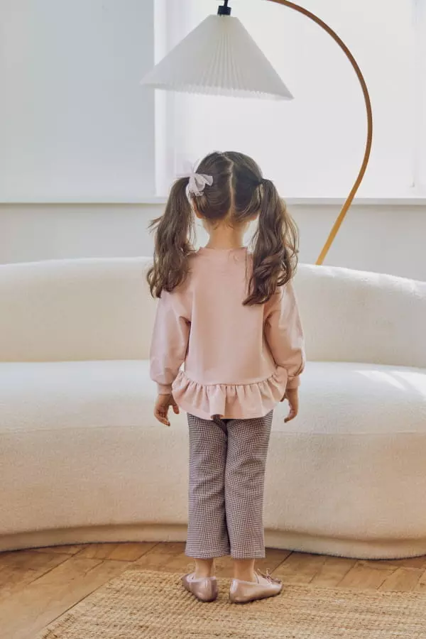 Coco Ribbon - Korean Children Fashion - #designkidswear - Barnie Frill Tee - 3