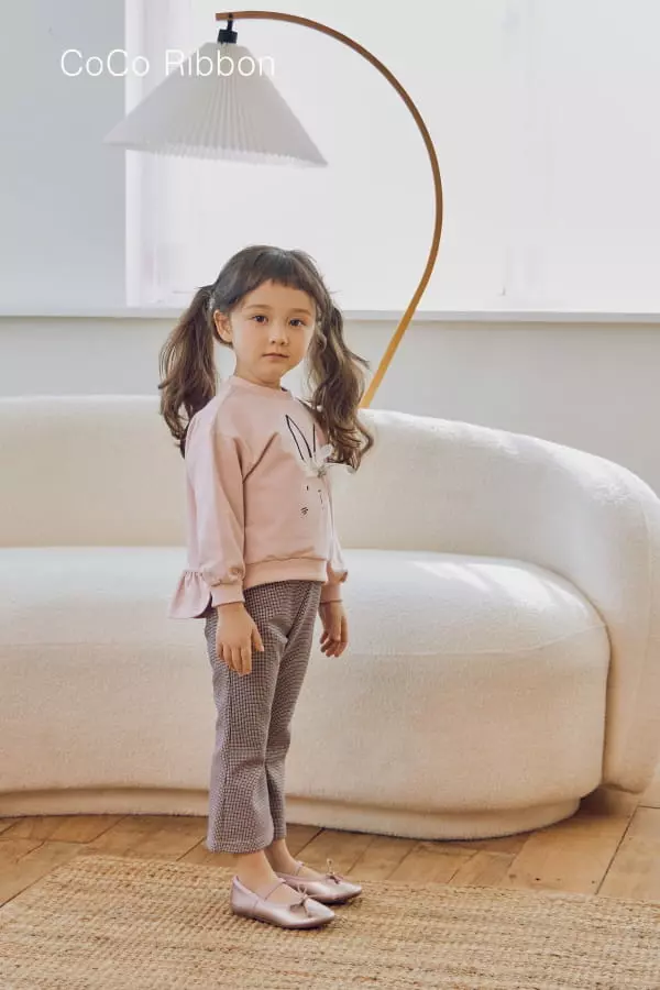 Coco Ribbon - Korean Children Fashion - #designkidswear - Barnie Frill Tee - 4