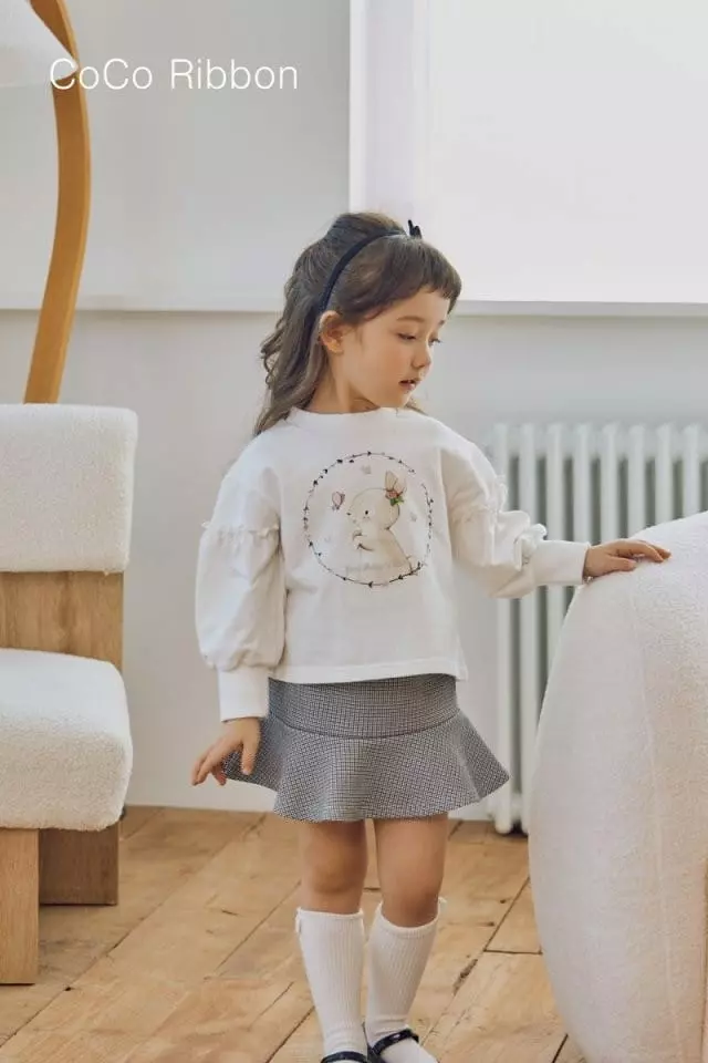 Coco Ribbon - Korean Children Fashion - #kidsshorts - Navi Barnie Tee - 7