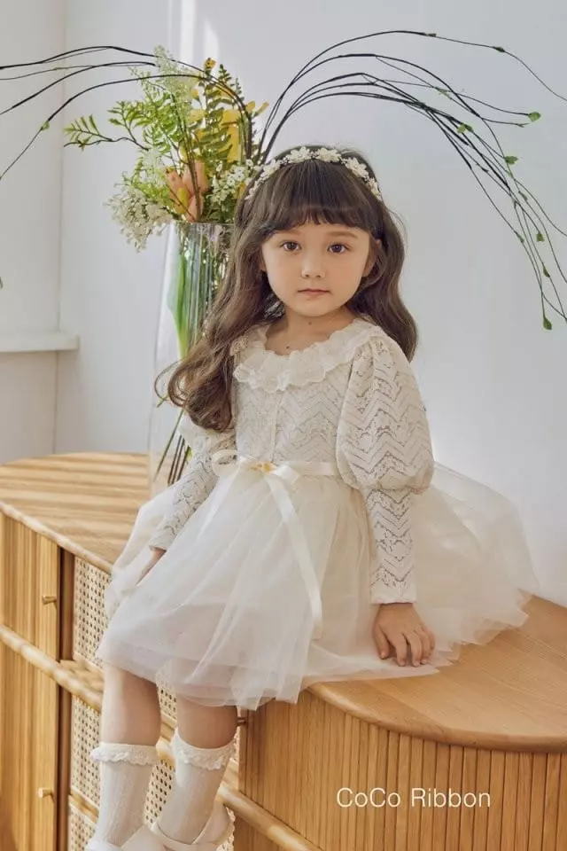 Coco Ribbon - Korean Children Fashion - #kidzfashiontrend - Lace One-piece - 10