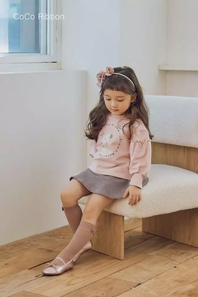 Coco Ribbon - Korean Children Fashion - #littlefashionista - Coco Top Bottom Set - 2