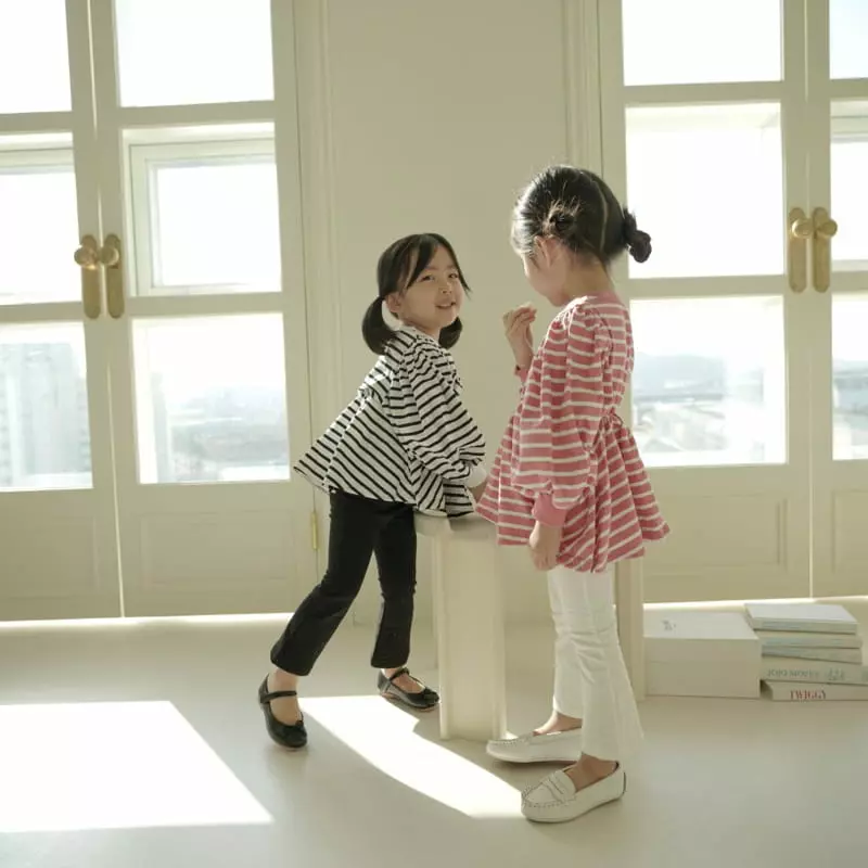 Color - Korean Children Fashion - #Kfashion4kids - Cheese Top Bottom Set