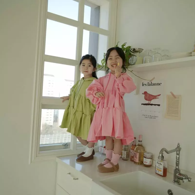 Color - Korean Children Fashion - #childofig - Honey Hoody One-piece - 2