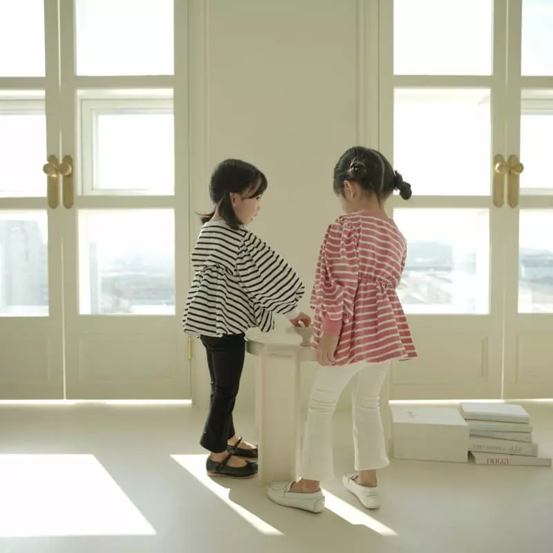Color - Korean Children Fashion - #prettylittlegirls - Cheese Top Bottom Set - 5