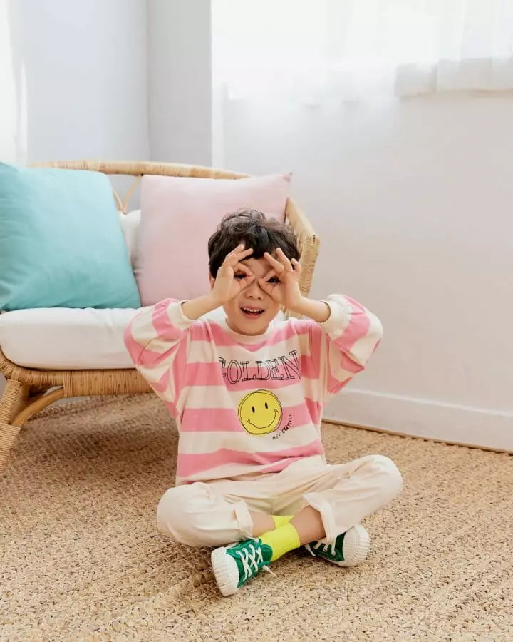 Commencer - Korean Children Fashion - #Kfashion4kids - Smile Sweatshirt
