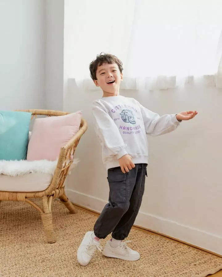 Commencer - Korean Children Fashion - #Kfashion4kids - Tiger Sweatshirt Tee - 3