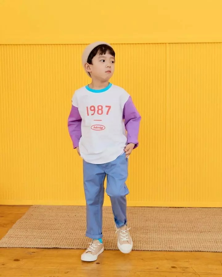 Commencer - Korean Children Fashion - #childofig - Cotton Baggy Pants - 6