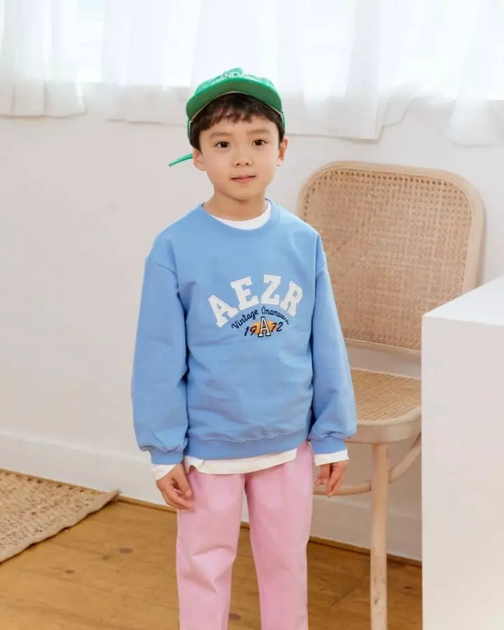 Commencer - Korean Children Fashion - #childofig - AZ Sweatshirt - 3