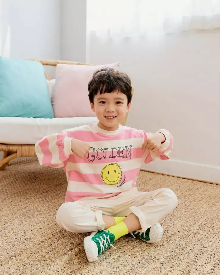 Commencer - Korean Children Fashion - #littlefashionista - Smile Sweatshirt - 2